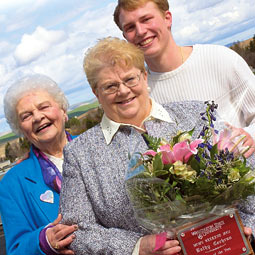 Kathy Cochran, center, with her nephew, Robert Cochran, and her own mother and role model, Eunice Cochran. Shelly Hanks Kathy Cochran, center, with her nephew, Robert Cochran, and her own mother and role model, Eunice Cochran. Shelly Hanks