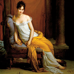 Mme. Juliette Récamier (1777-1849) maintained a fashionable salon in the rue de la Chaise. It was a gathering place for some of the most influential political and literary figures of Paris. (c) Archivo Iconografico, S.A./Corbis Mme. Juliette Récamier (1777-1849) maintained a fashionable salon in the rue de la Chaise. It was a gathering place for some of the most influential political and literary figures of Paris. (c) Archivo Iconografico, S.A./Corbis