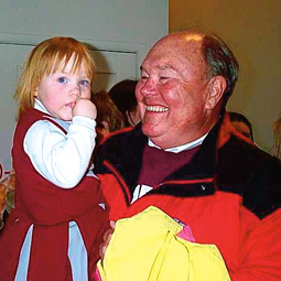 Larry Culver and granddaughter Cameron. Robert Hubner