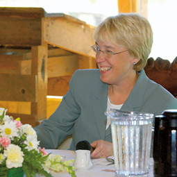Washington's Senator Patty Murray is busy during the Senate break touring the state, assessing concerns. Shelly Hanks