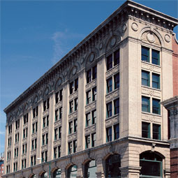 At the same time, more gracious architectural statements, such as the building at S. 157 Howard Street bespeak the city's espousal of an older tradition of elegant urban architecture.