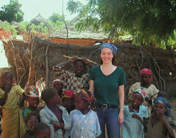 Marissa Lemargie with children in an African village, while serving as political officer for the American Embassy in Niamey, Niger. Marissa Lemargie with children in an African village, while serving as political officer for the American Embassy in Niamey, Niger.