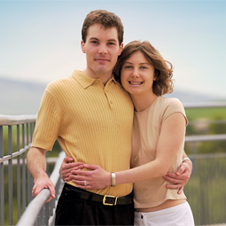 Maxime Guinel, from Brittany, had been on campus a week when he met Sophia Sushailo, from Ukraine. They married in June.