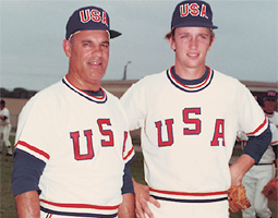 Bobo Brayton and Joe McIntosh at the Pan American games in 1972