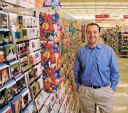 Shoppers don't mind spending a few extra dollars on item s that aren't on the list—and that's what Ty Bennett '95 counts on. Shoppers don't mind spending a few extra dollars on item s that aren't on the list—and that's what Ty Bennett '95 counts on.