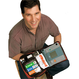 Because it required less energy, the defibrillator developed by Clint Cole and his research group could be lighter and smaller by a factor of five, making it portable—and ubiquitous. Because it required less energy, the defibrillator developed by Clint Cole and his research group could be lighter and smaller by a factor of five, making it portable—and ubiquitous.