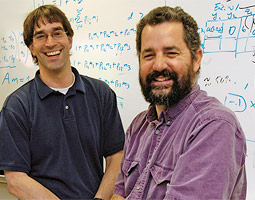 Mouse meets math: Richard Gomulkiewicz and Patrick Carter use athletic mice and advanced mathematics and statistics to study how we inherit the ability and desire to exercise.