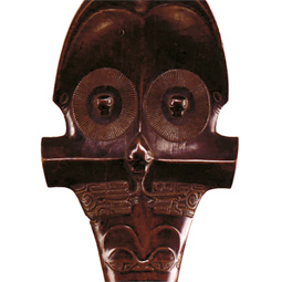 War club, early 19th century. Wood, height 57 1/4 inches. The Metropolitan Museum of Art, New York. Gift of Michael D. and Sophie D. Coe, 1992. War club, early 19th century. Wood, height 57 1/4 inches. The Metropolitan Museum of Art, New York. Gift of Michael D. and Sophie D. Coe, 1992.