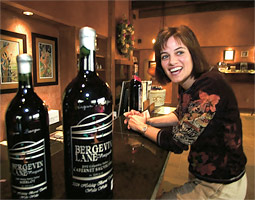 Annette Bergevin '86 created Bergevin Lane, one of the new wave of small wineries to hit Washington in the last four years.