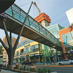 Meyers's biggest project to date stands just across the street from his office. The $360-million Lincoln Square is the most ambitious project ever undertaken in the suburb-city of 100,000.