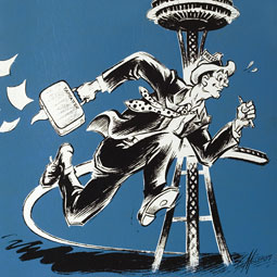 Official Press Book for the Seattle World's Fair.