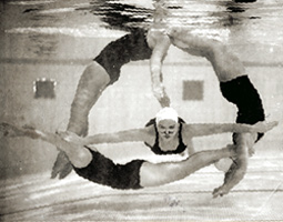 Members of the Fish Fans swim club, 1948.