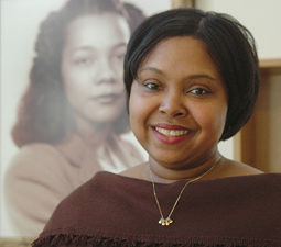 Dana Patterson ('06 Ph.D.) finds her new job as director of the Coretta Scott King Center at Antioch College 'a perfect fit for me in light of what I want to do.'