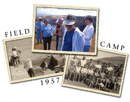 Archaeologist Richard Daugherty reminisces with field camps students about the summer of 1957. Archaeologist Richard Daugherty reminisces with field camps students about the summer of 1957.