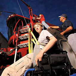 Members of the Garfield-Palouse engineering club put the finishing touches on their lift. <em>Robert Hubner</em> Members of the Garfield-Palouse engineering club put the finishing touches on their lift. <em>Robert Hubner</em>