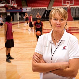June Daugherty, the WSU women’s basketball coach, has turned the experience of a sudden cardiac arrest into an opportunity to educate Americans about the prevalence of SCA, especially among people who appear healthy and have no history of heart disease.