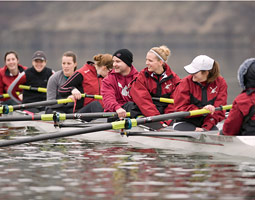 Our correspondent Jason Krump had two goals in training with women's crew: 1) to learn about the sport and 2) to no embarass himself. Not too much, anyway.