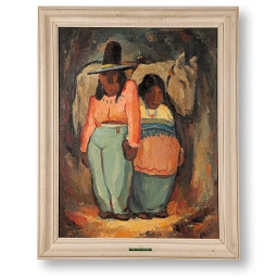 Worth D. Griffin expressionist painting. <em>Courtesy WSU Museum of Art</em>