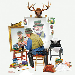 <em>The Storyteller—A triple portrait.</em> by Derek Mueller with Daniel Vasconcellos