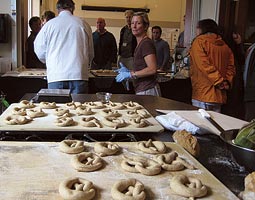 Pretzels at the 2011 Kneading Conference.