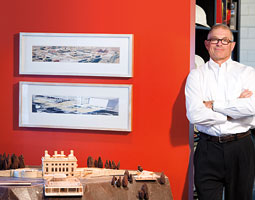 Portland-based architect Gene Callan ’76 designed the addition for the Maryhill Museum of Art in Goldendale. <em>Brian Lee</em> Portland-based architect Gene Callan ’76 designed the addition for the Maryhill Museum of Art in Goldendale. <em>Brian Lee</em>