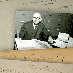 Paul Kies, English professor and consummate collector, loved books and autographs. <em>Staff photoillustration</em> Paul Kies, English professor and consummate collector, loved books and autographs. <em>Staff photoillustration</em>