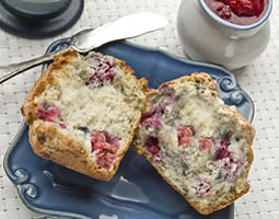 Raspberry Yogurt Muffins. <em>Courtesy Washington Red Raspberry Commission</em>