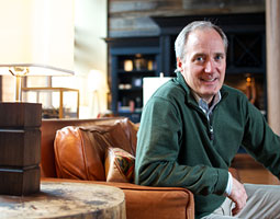 Brian McGinnis '77 led the extensive renovation of the Alderbrook Resort and Spa on Hood Canal and now oversees the management of the century-old resort. by Matt Hagen