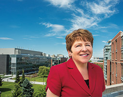 Chancellor Lisa Brown is guiding the transformation of WSU Spokane into a health sciences campus. <em>Photo Bruce Andre</em> Chancellor Lisa Brown is guiding the transformation of WSU Spokane into a health sciences campus. <em>Photo Bruce Andre</em>