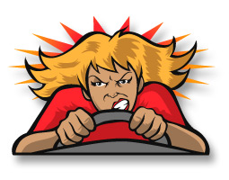 Curbing agressive drivers