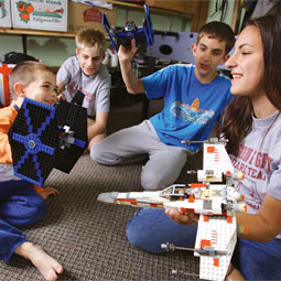 Julia Pasztor is the oldest of four children and the first in the family to go away to college.