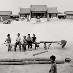 The actors often perform to an empty theater. This day Yang found only a small group of boys in attendance. More often, he saw just a few of the village's older residents who came to recall the past.
