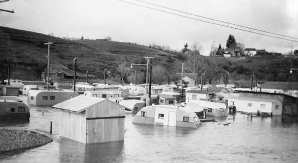 February 26th, 1948.  Trailer Park across from campus.