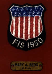 1950 U.S. Ski Team badge