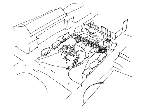 Fisher Pavilion illustration